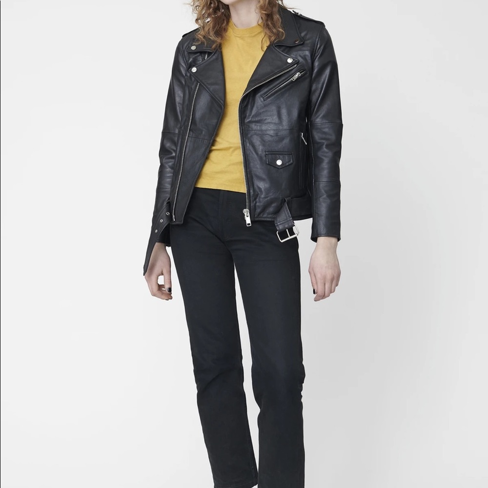 Deadwood Women’s Leather Biker Jacket / PLS READ